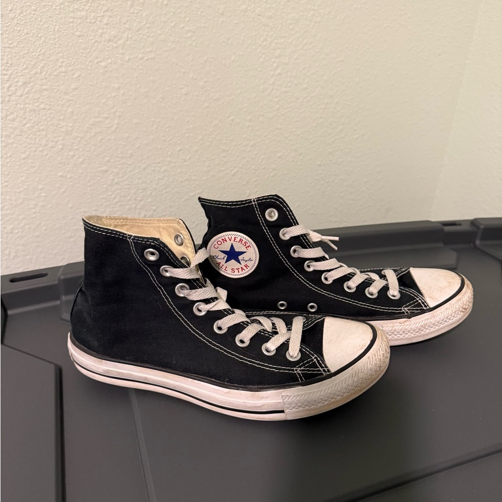 Converse Black and White High-Tops